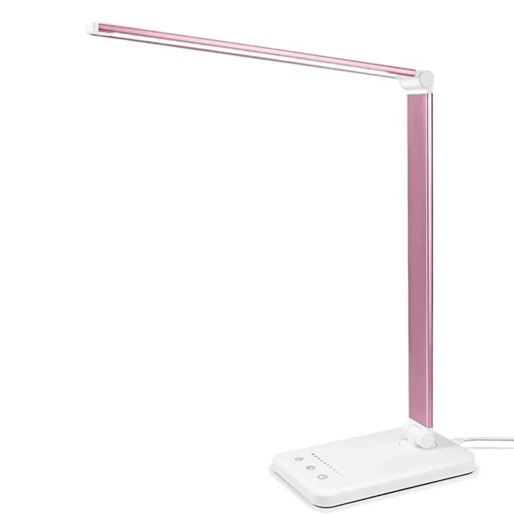 LED Bureaulamp met Draadloze Oplader & Verstelbare Helderheid