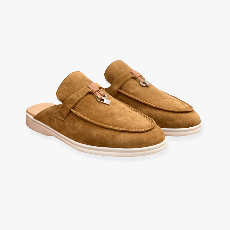 Dames Slip-on Mules met Elegante Gesp en Comfortzool