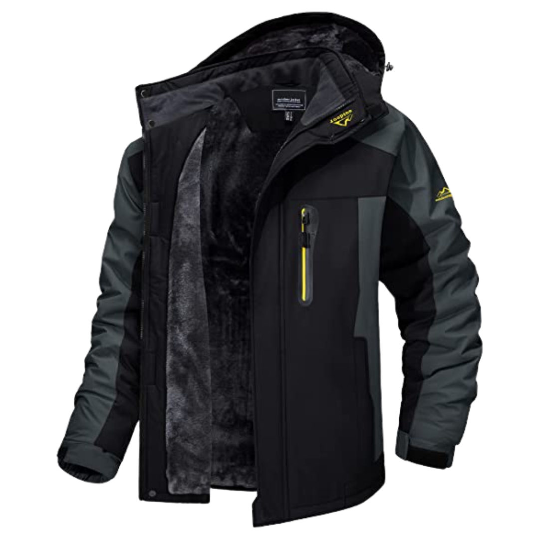 Heren Winterjas met Capuchon – Sportief Design en Comfortabele Pasvorm