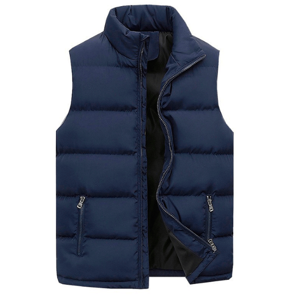 Gewatteerde Bodywarmer met Waterafstotende Stof en Rits