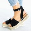 Stijlvolle en Comfortabele Sandalen met Sleehak voor Vrouwen