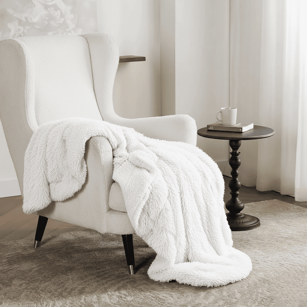 Luxe Pluche Fleece Deken – Zachte Woondeken voor Bank & Slaapkamer