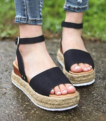 Zomerse Platform Espadrille Sandalen voor Dames