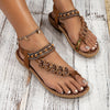 Orthopedische Dames Sandalen met Kralen en Verstelbare Bandjes
