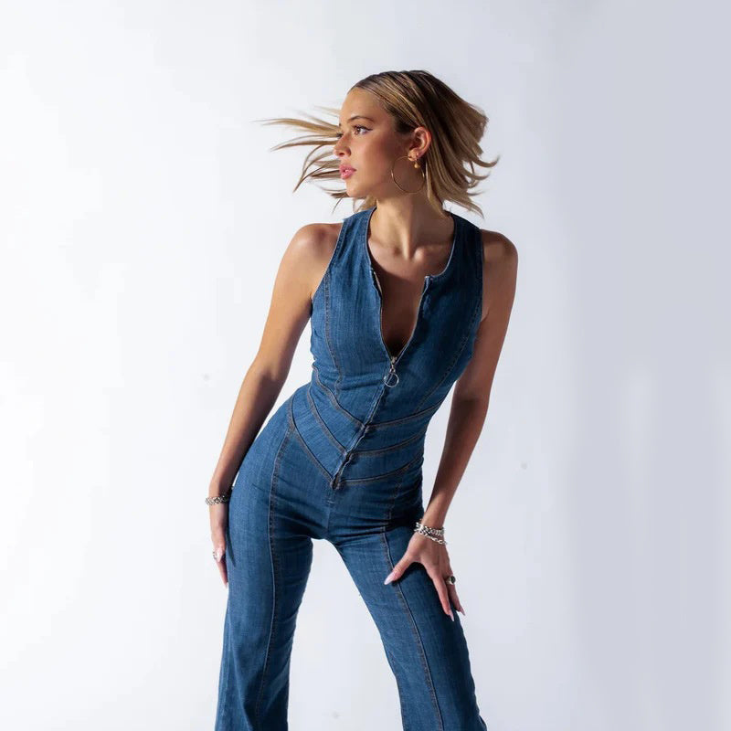 Denim Jumpsuit Dames - Stijlvol en Comfortabel
