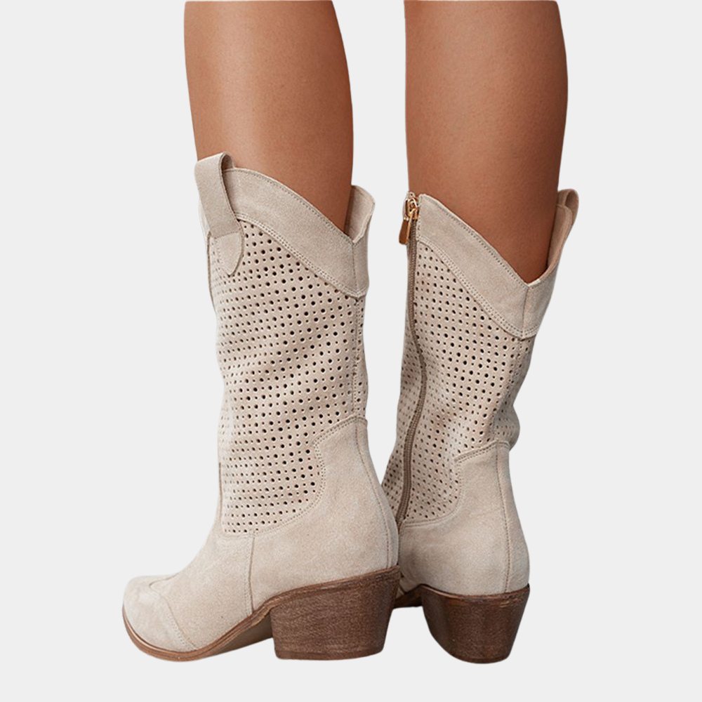 Ademende Dames Cowboylaarzen - Tijdloze Elegantie voor Elke Outfit
