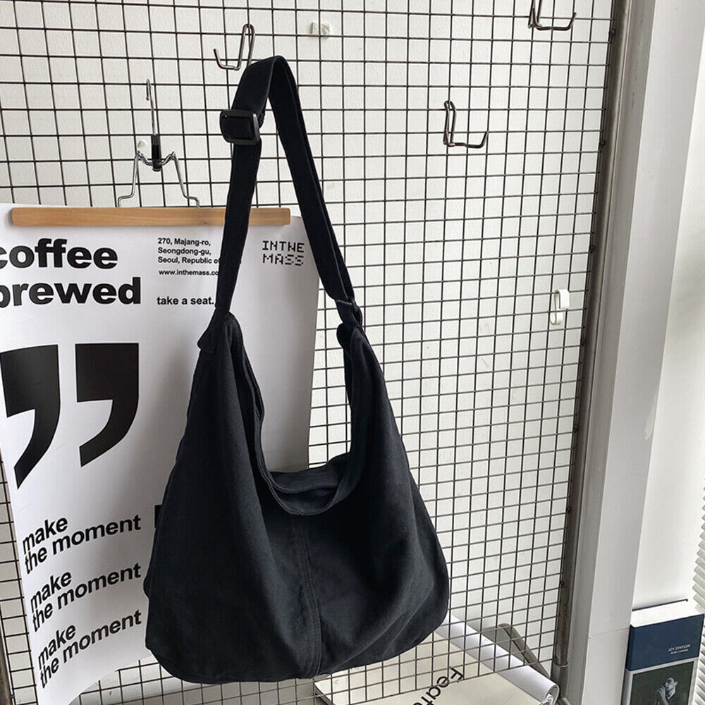 Praktische en Stijlvolle Oversized Canvas Schoudertas