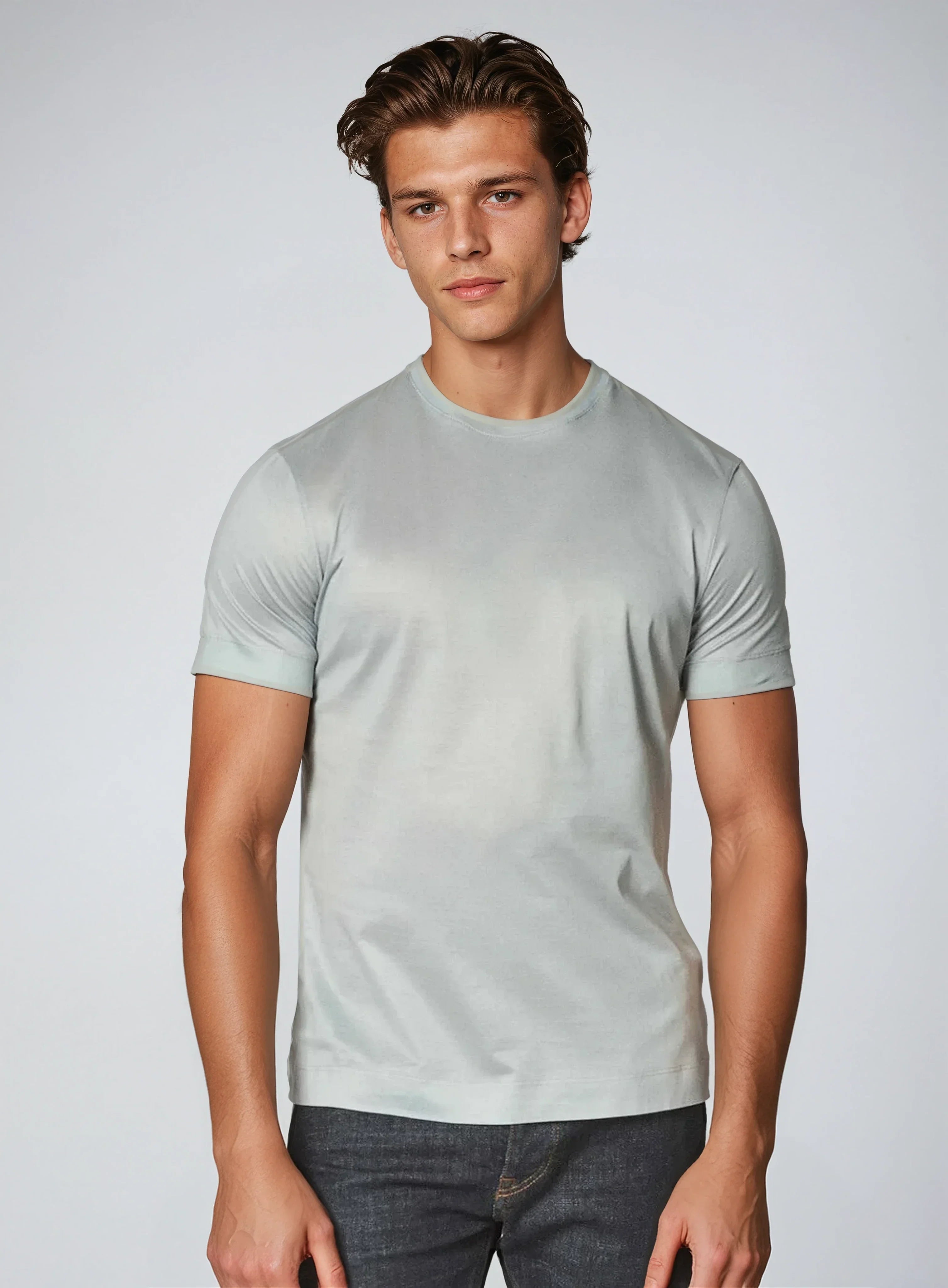 Heren Basic T-Shirt – Comfortabel Slim Fit Shirt