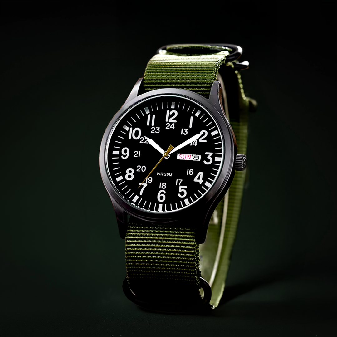 Outdoor Herenhorloge – Waterdicht 100m, Krasvast Saffierglas