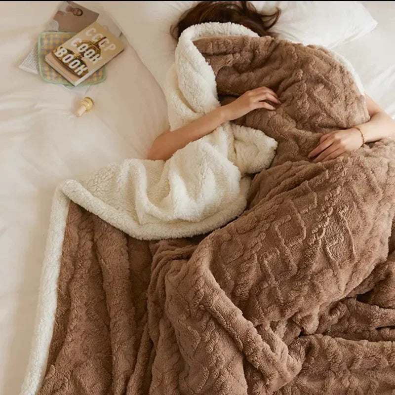 Dikke Winterdeken van Lamswol - Ultieme Warmte en Comfort