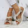Orthopedische Sandalen met Slangenprint en Comfortzool