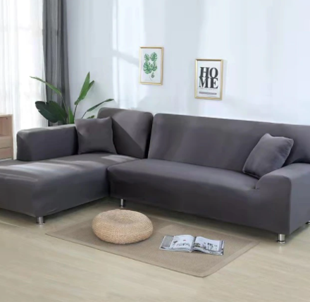 Rekbare L-Bank Hoes – Beschermende & Elastische Sofa Cover
