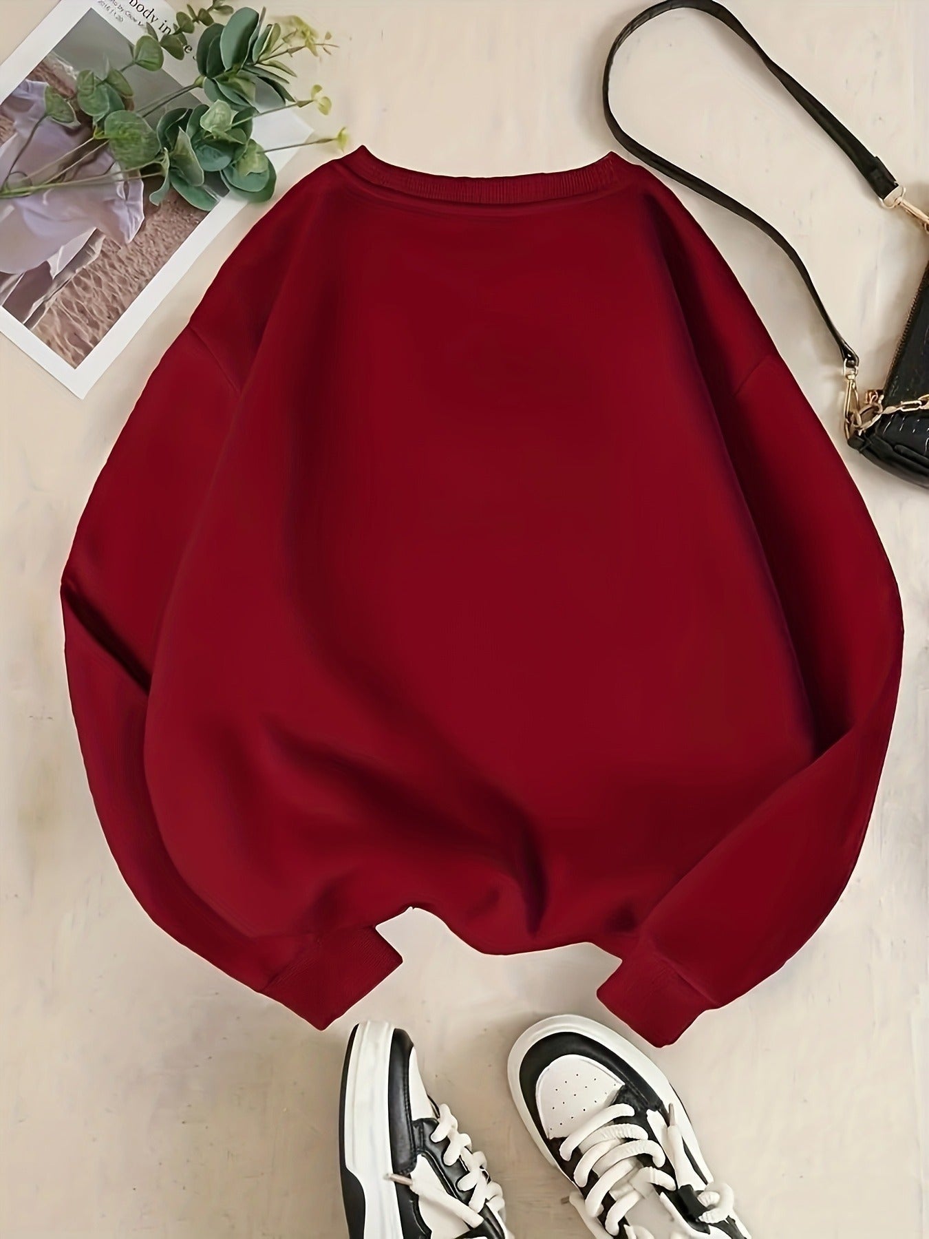 Dames Kersttrui – Comfortabele Winter Sweater met Print