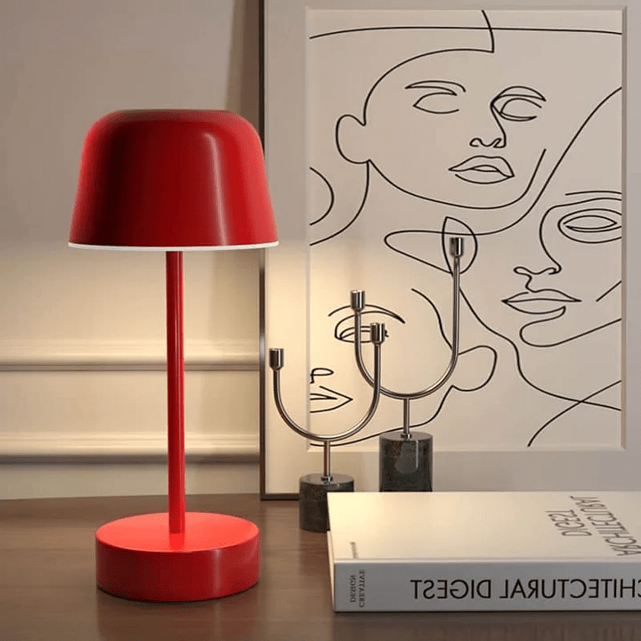 Draadloze Bauhaus Tafellamp Minimalistisch en Stijlvol