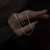 Zilveren Sterrenlicht Ketting Set - 925 Sterling
