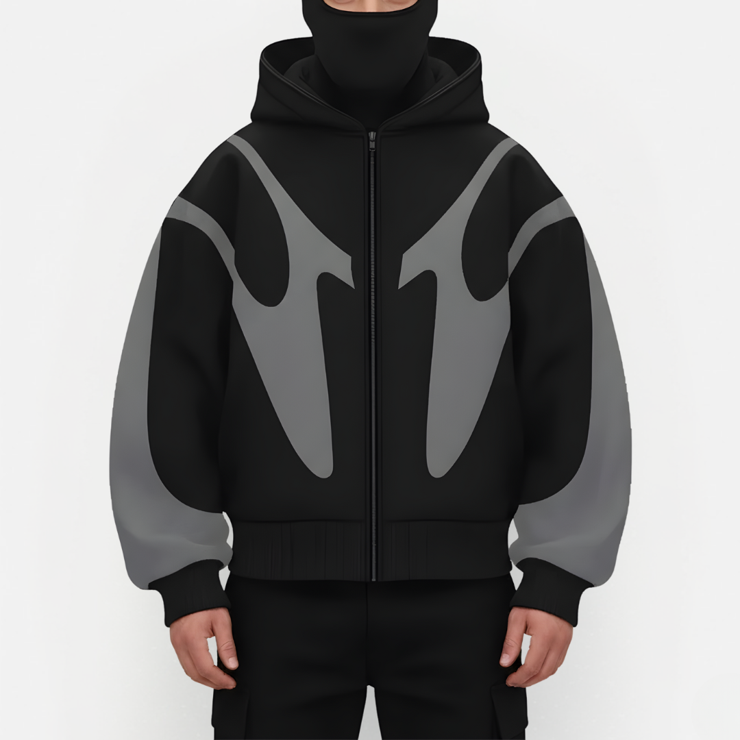 Heren Hoodie met Ingebouwde Bivakmuts Streetwear