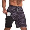 Heren Zwemshort Sportief met Ritszakken en Compressievoering