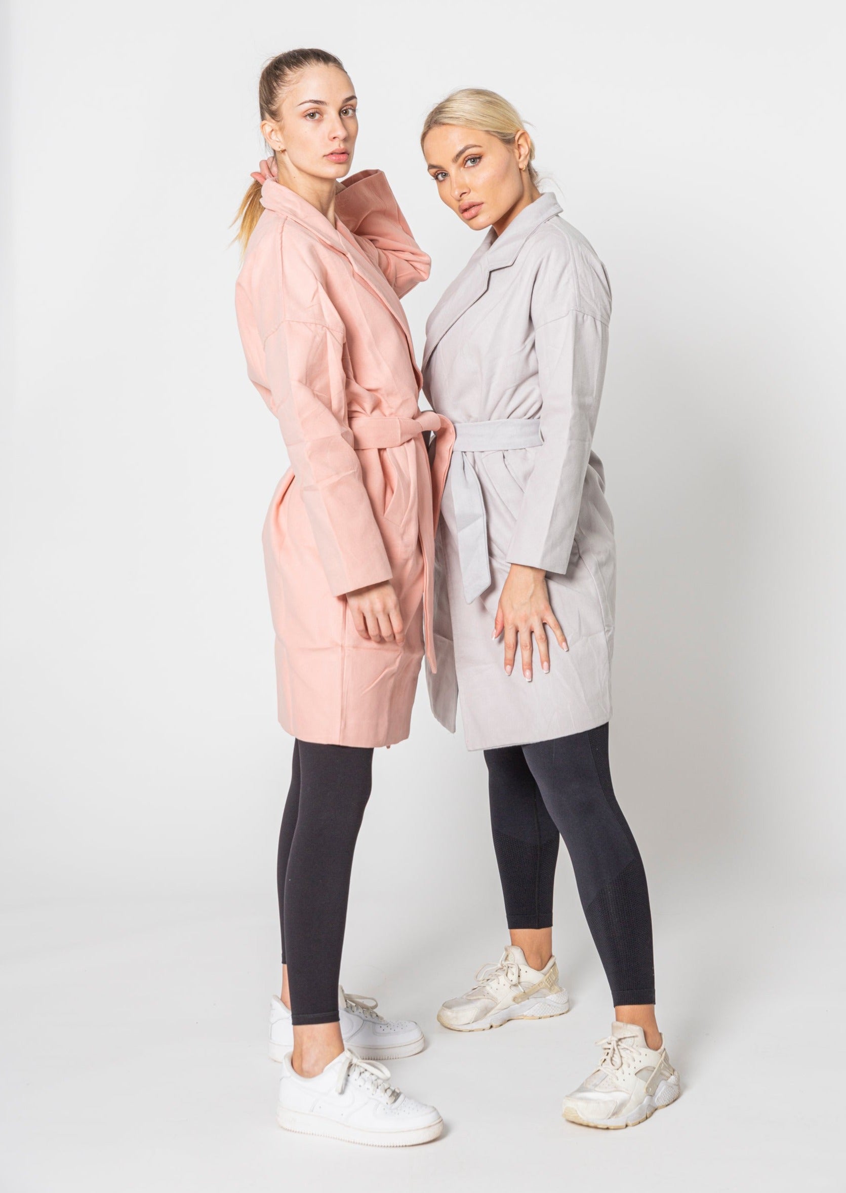 Trenchcoat in Perzikkleur - Laatste Kans!-mezamstore.nl