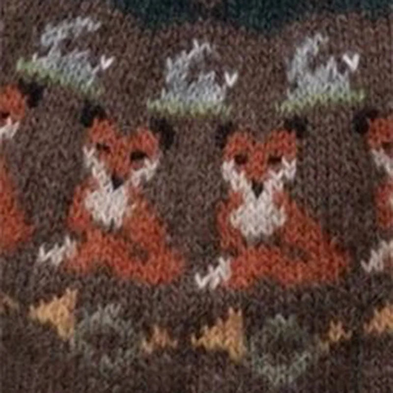 RusticCrew – Stijlvolle Sweater met Rustiek Patroon en Crewneck-mezamstore.nl