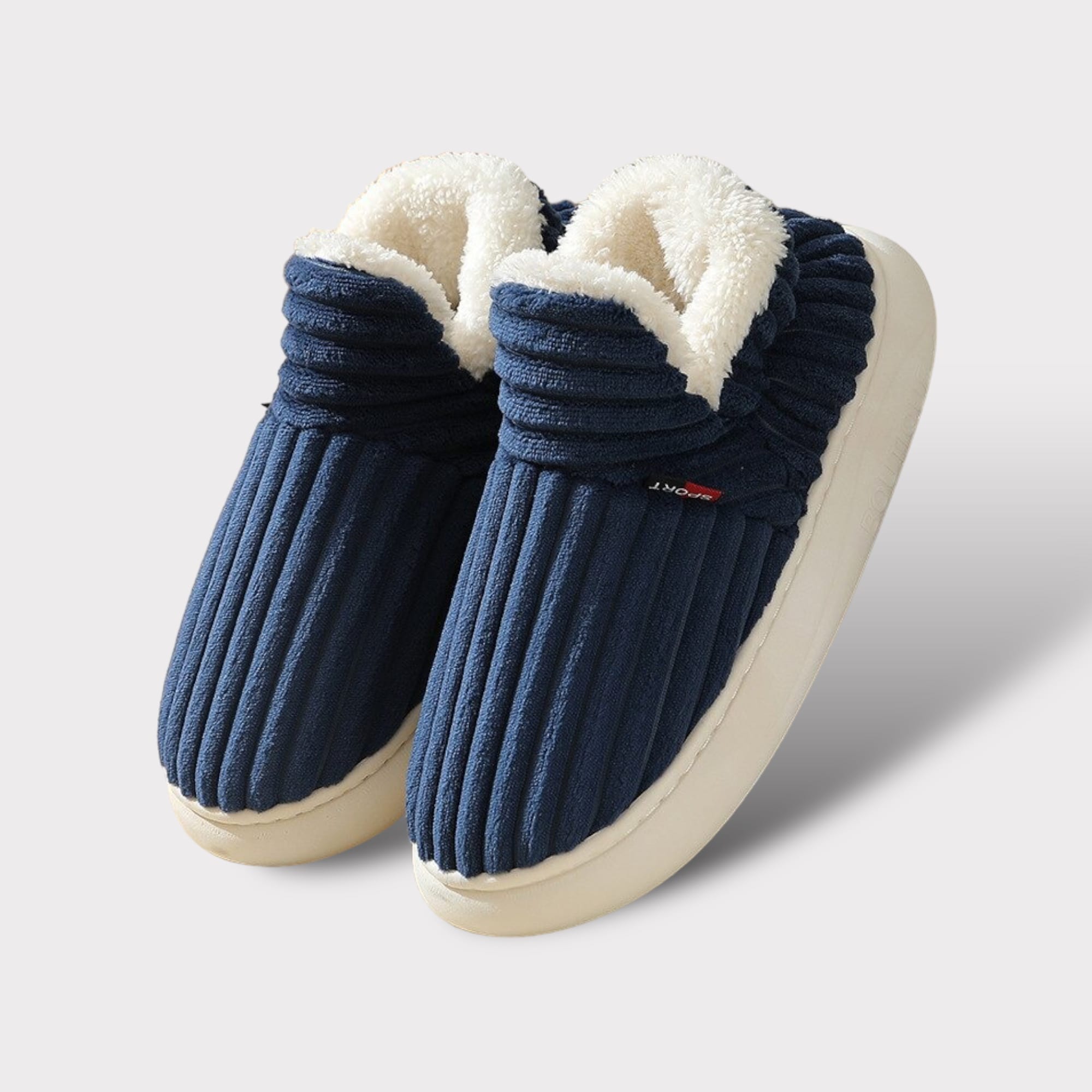 Fleece Dames Pantoffels met Warme Voering en Anti-Slip