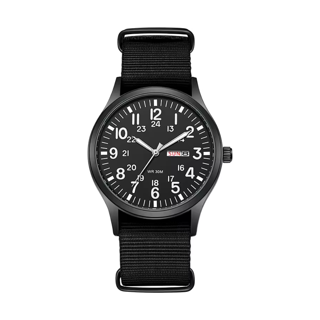 Outdoor Herenhorloge – Waterdicht 100m, Krasvast Saffierglas