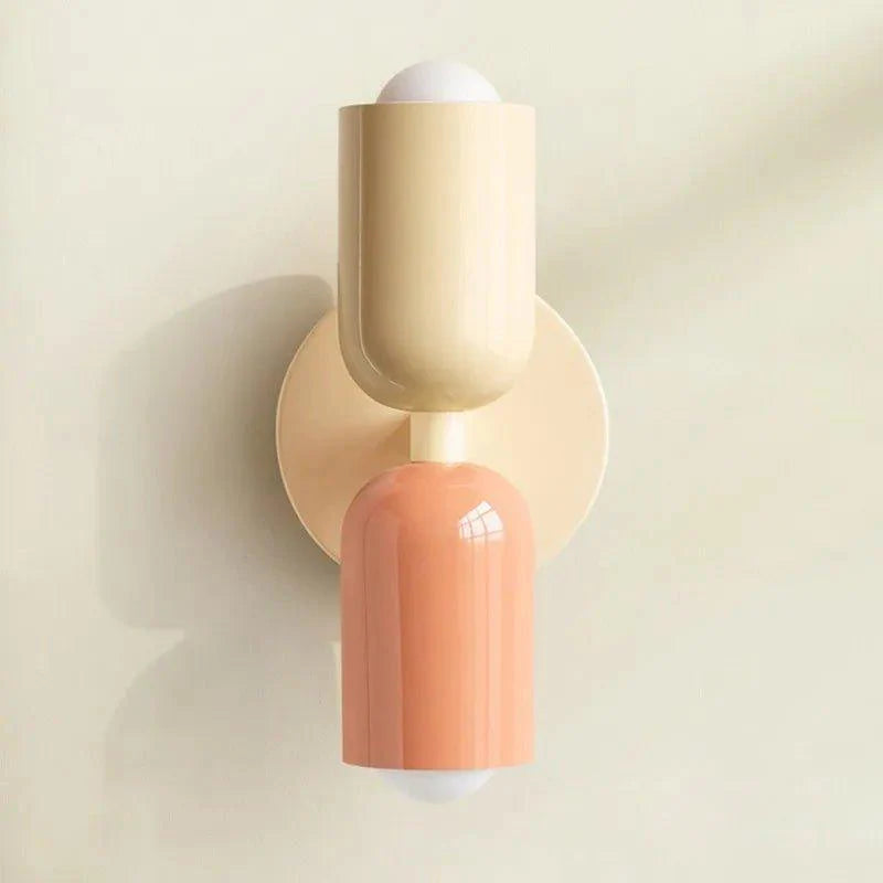 Dubbele Wandlamp in Scandinavische Stijl Glas