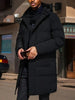 Elegante Lange Herenjas - Warm en Stijlvol Winterjack