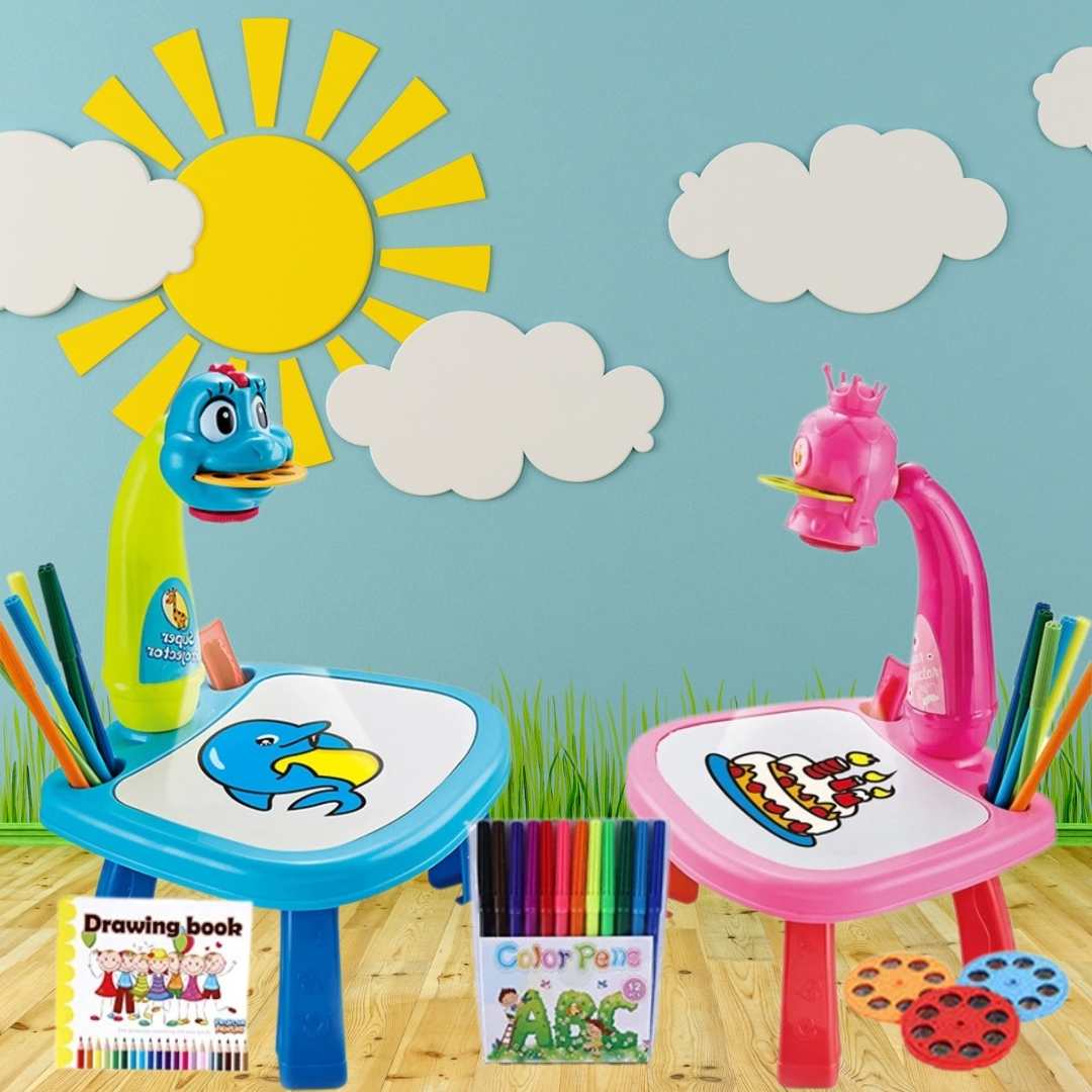 Kreatieve Projektietafel voor Kinderen - Ontdek de Kunst!-mezamstore.nl