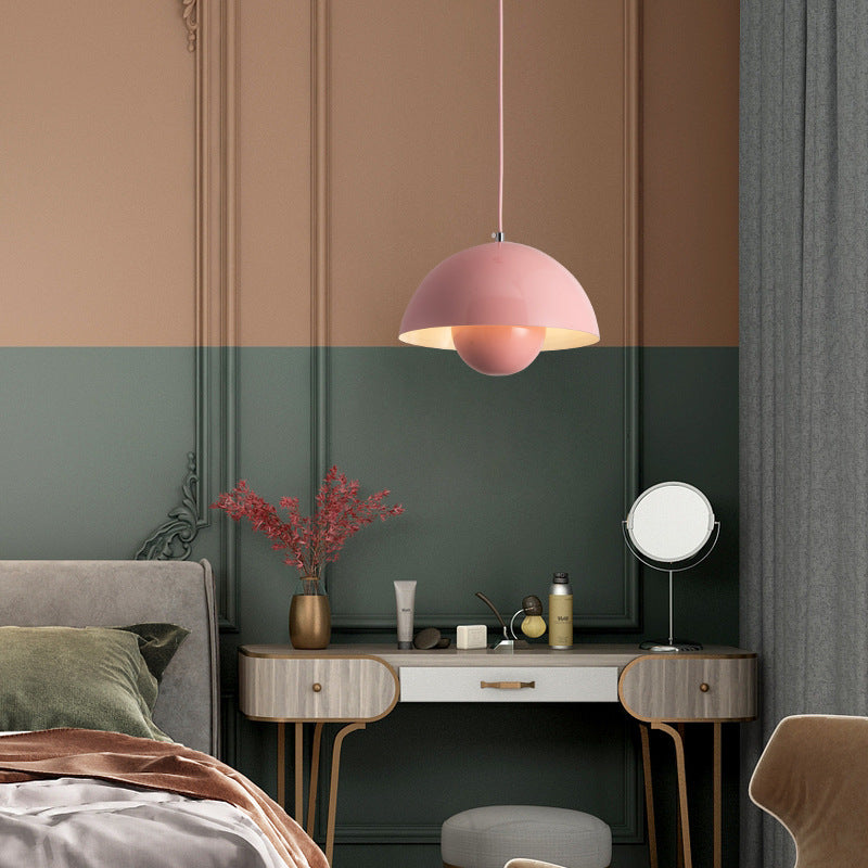 Moderne Halfronde Hanglamp – Kleurrijke Designlamp voor Woonkamer & Eetkamer