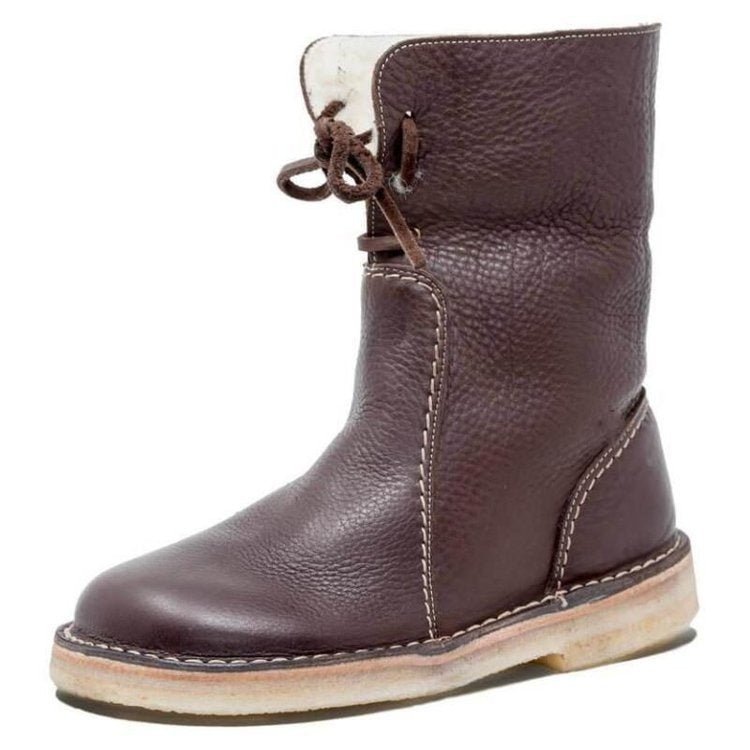Warme Winterlaarzen met Bontvoering en Stijlvol Design