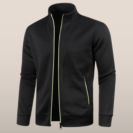 Lichtgewicht Heren Sportvest met Ritssluiting en Opstaande Kraag