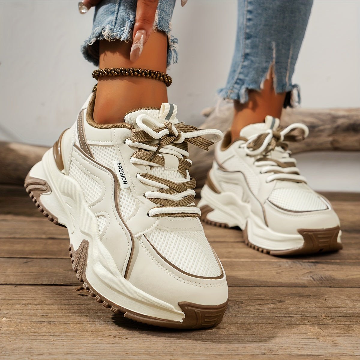 Sneakers met Hoge Zool voor Comfort en Stijl