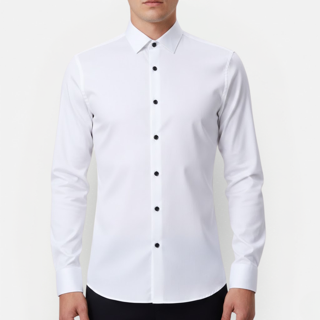 Heren Overhemd Lange Mouw – Kreukvrij & Comfort Fit