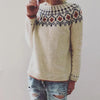 Uniek en Elegant Herfstpullover voor Dames-mezamstore.nl