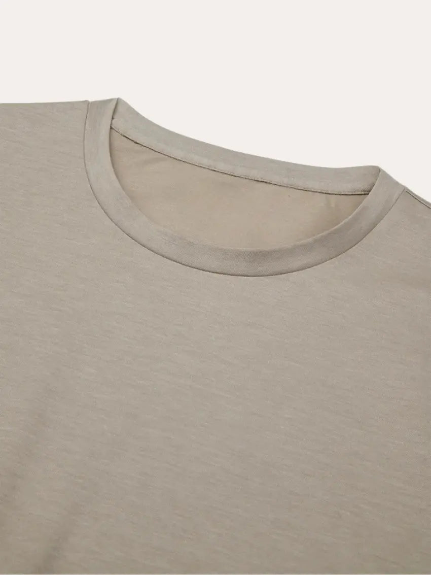 Supima Katoen T-shirt Heren – Luxe en Comfort