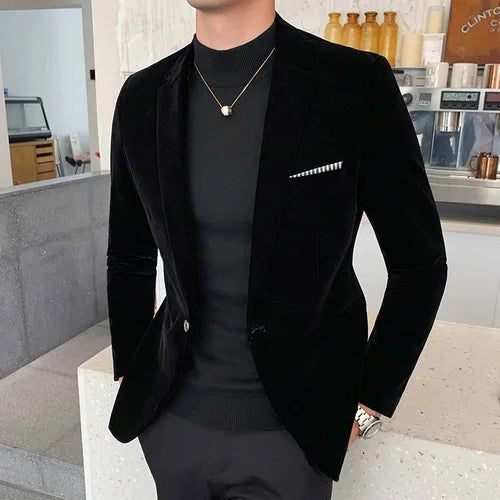 Fluwelen Blazer voor Heren - Elegant en Comfortabel