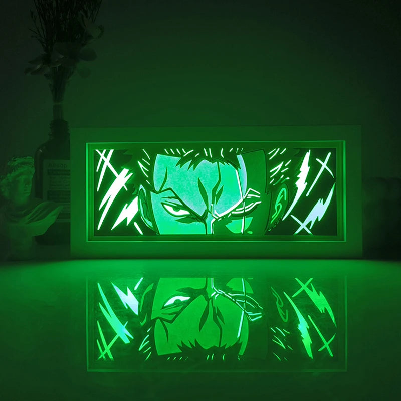3D LED Nachtlampje met Afstandsbediening - One Piece Decoratie-mezamstore.nl