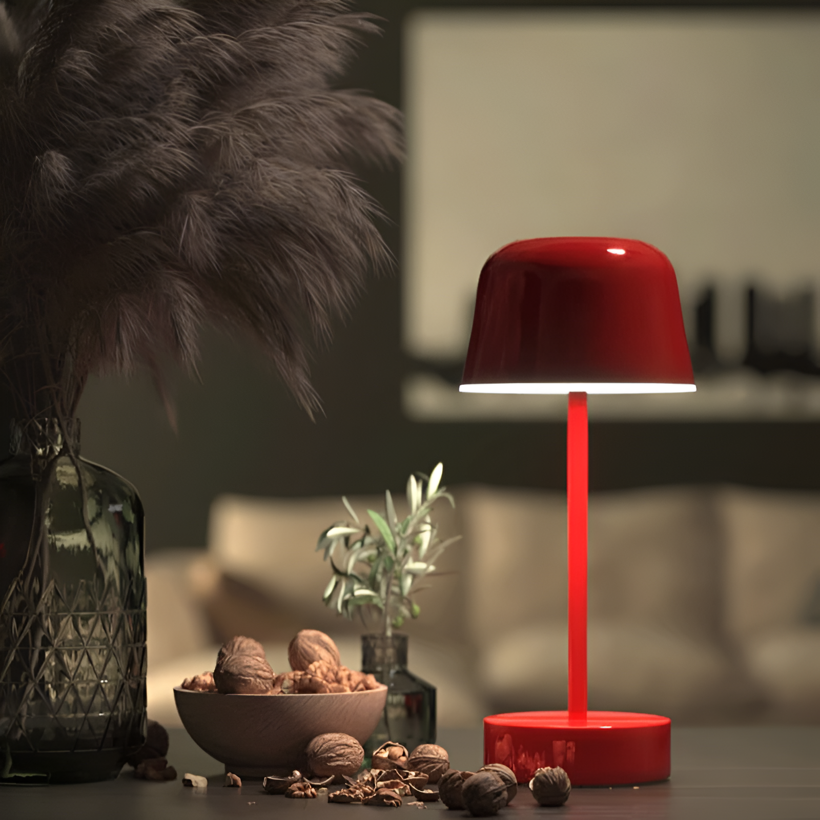 Draadloze LED Tafellamp met Retro Design