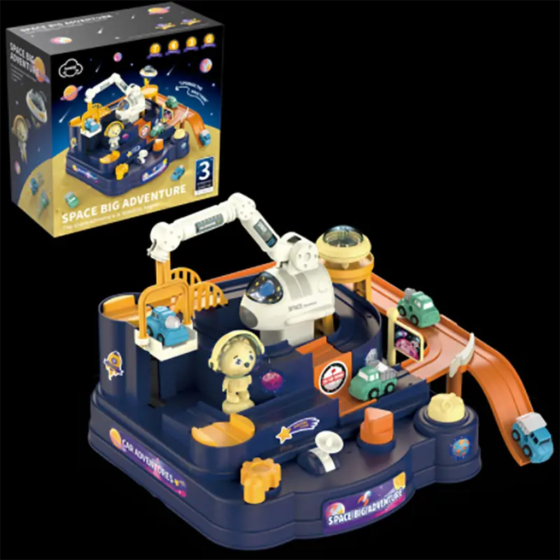 Montessori Autoracebaan - Educatief Speelgoed voor Kinderen-mezamstore.nl