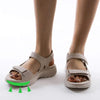 Dames Orthopedische Sandalen met Leren Zool en Verstelbare Bandjes