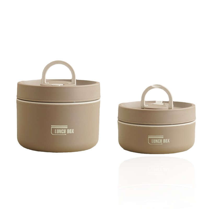 Meerlagige geïsoleerde lunchbox met draagtas – Lekvrij, roestvrij staal, houdt eten urenlang warm of koud, ideaal voor school, werk en onderweg