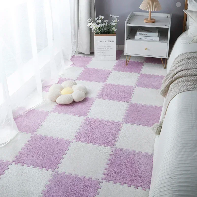 Zachte Puzzle Vloermatten Set voor Slaapkamer & Speelruimte