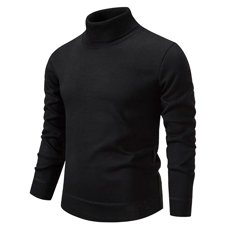 Heren Rollkragen Trui van 100% Wol - Comfortabel en Tijdloos