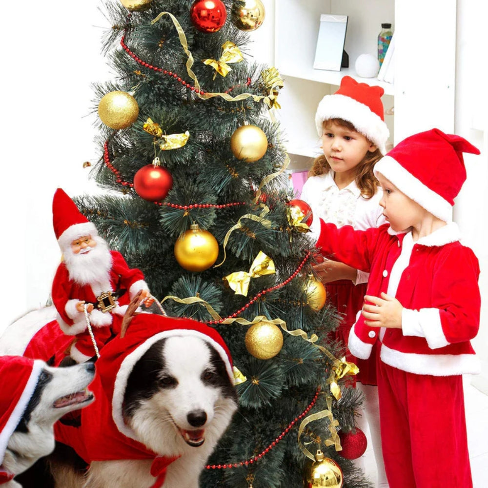 Kerst Hondenkostuum met Santa Rider – Schattige Feestoutfit voor Honden