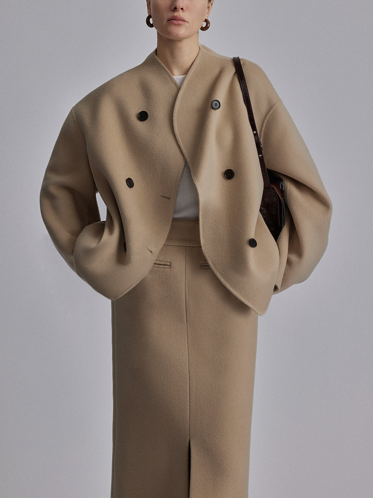Oversized Button-Down Jas voor Dames - Stijlvol en Comfortabel