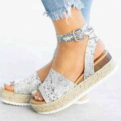 Zomerse Platform Espadrille Sandalen voor Dames