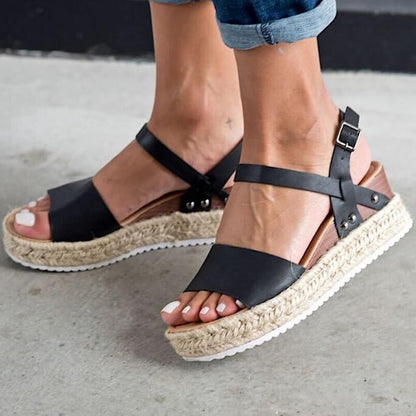 Zomerse Platform Espadrille Sandalen voor Dames
