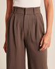Icy Tailored Lichtgewicht Broek met Wijde Pijpen