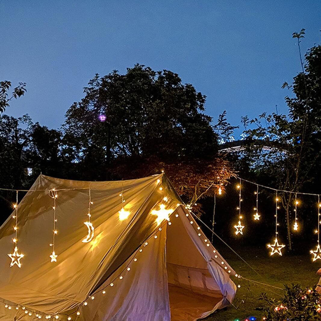 Maan & Sterren LED Lichtslinger – Buitenverlichting met Warm Licht