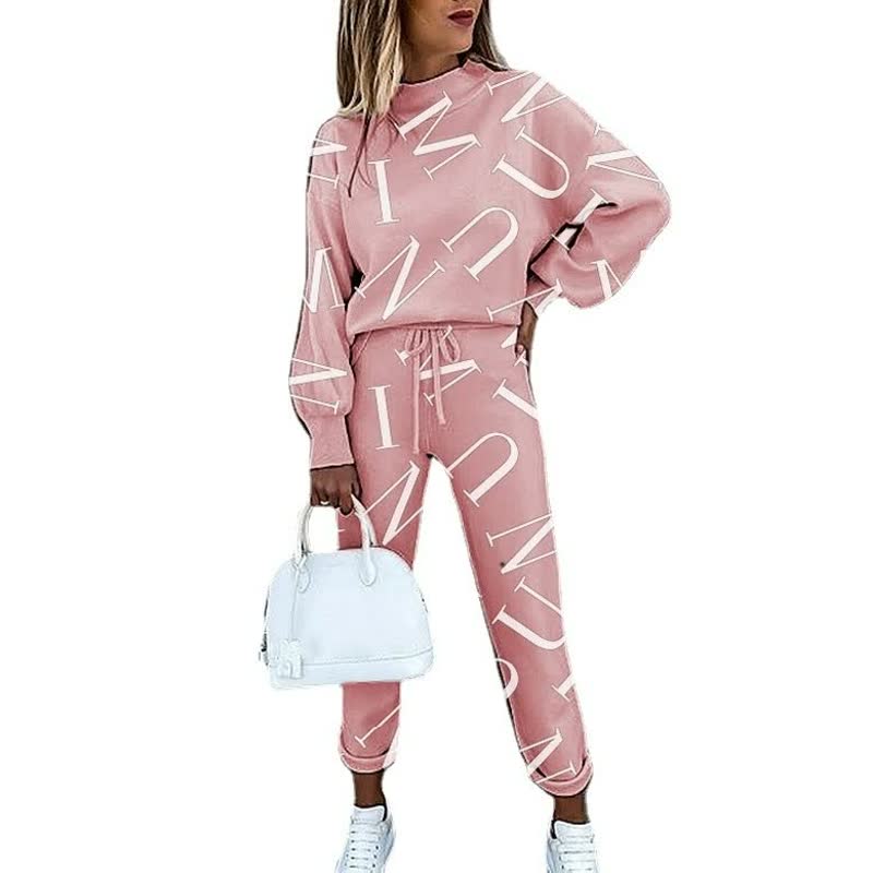 Dames Loungewear Set – Zachte Tweedelige Set met Sterrenprint